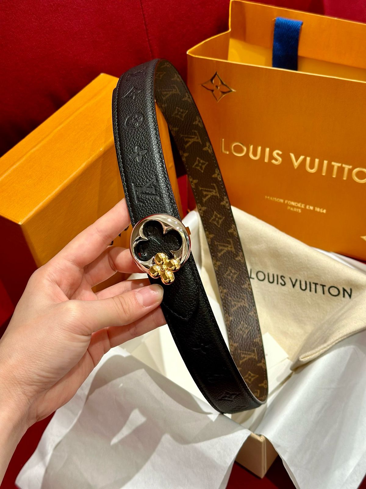 Lv belt double sided