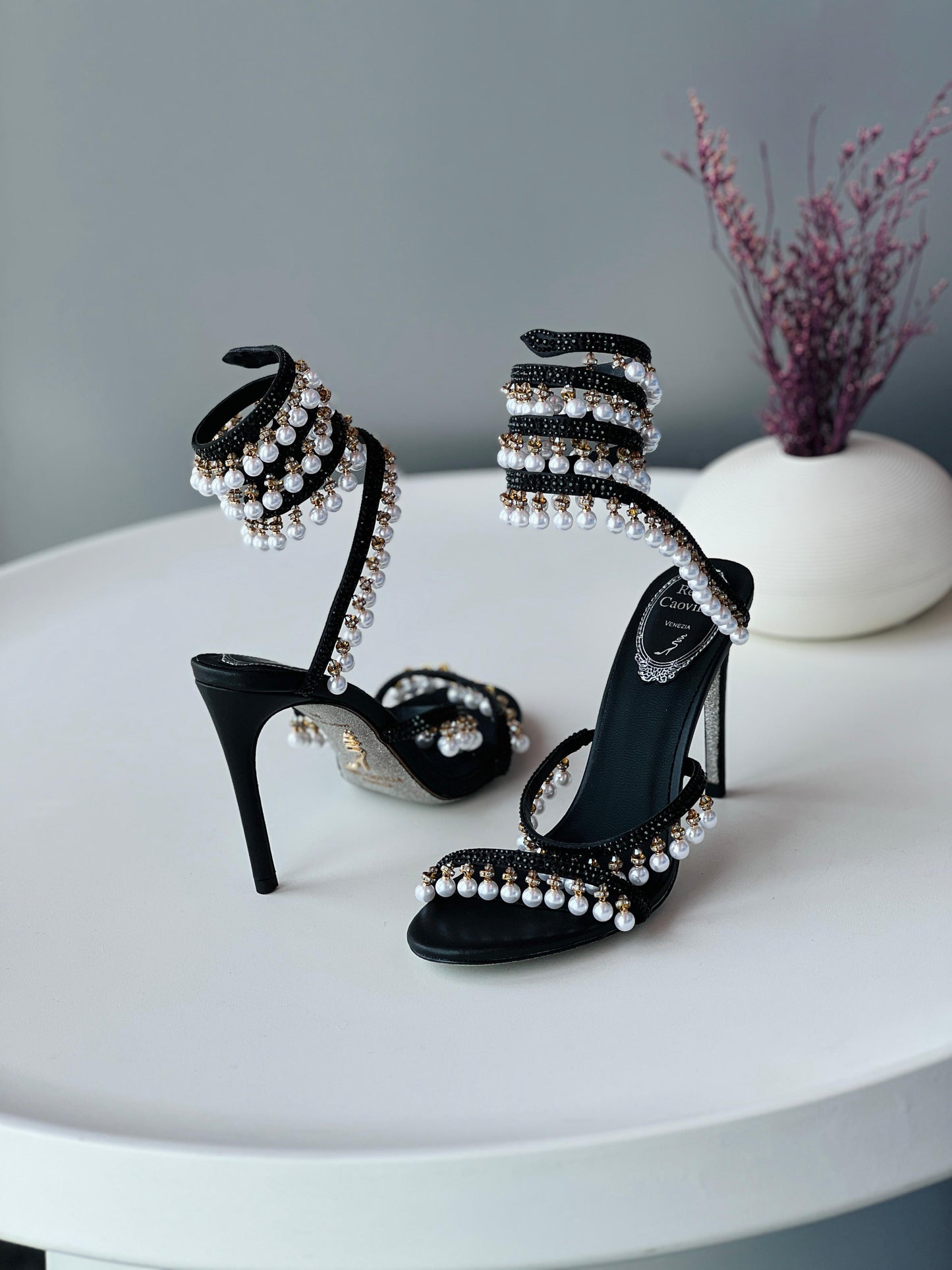 Rene caovilla sandals heels