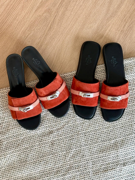 Hermes slippers & Hermes sandals heels