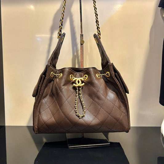 Chanel bag - brown leather