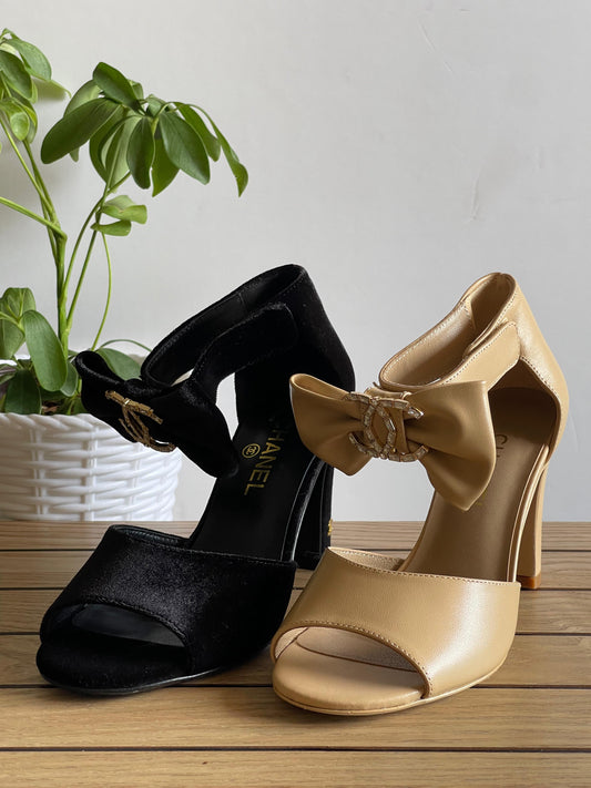 Chanel sandals heels