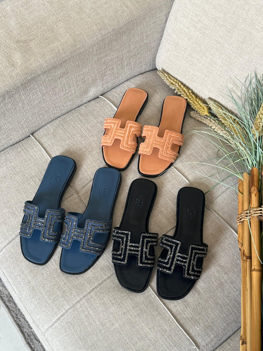 Hermes slippers