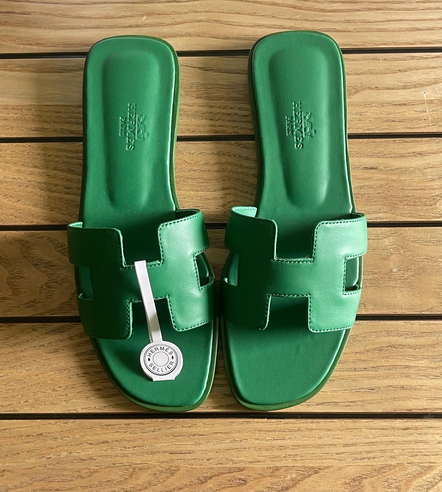 Hermes slippers - soft leather