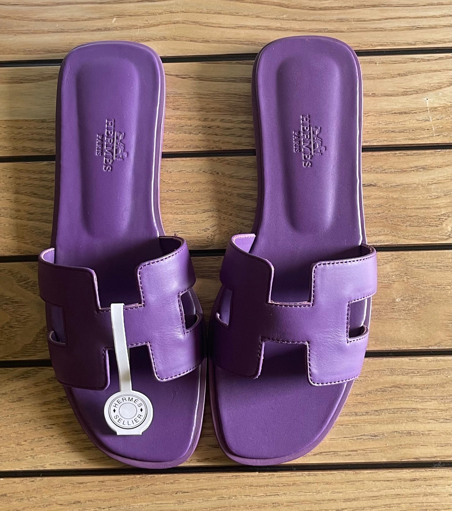Hermes slippers - soft leather
