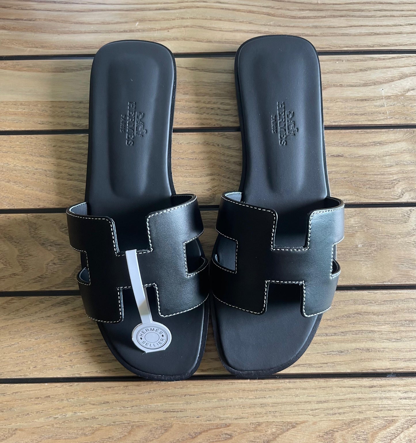 Hermes slippers - soft leather