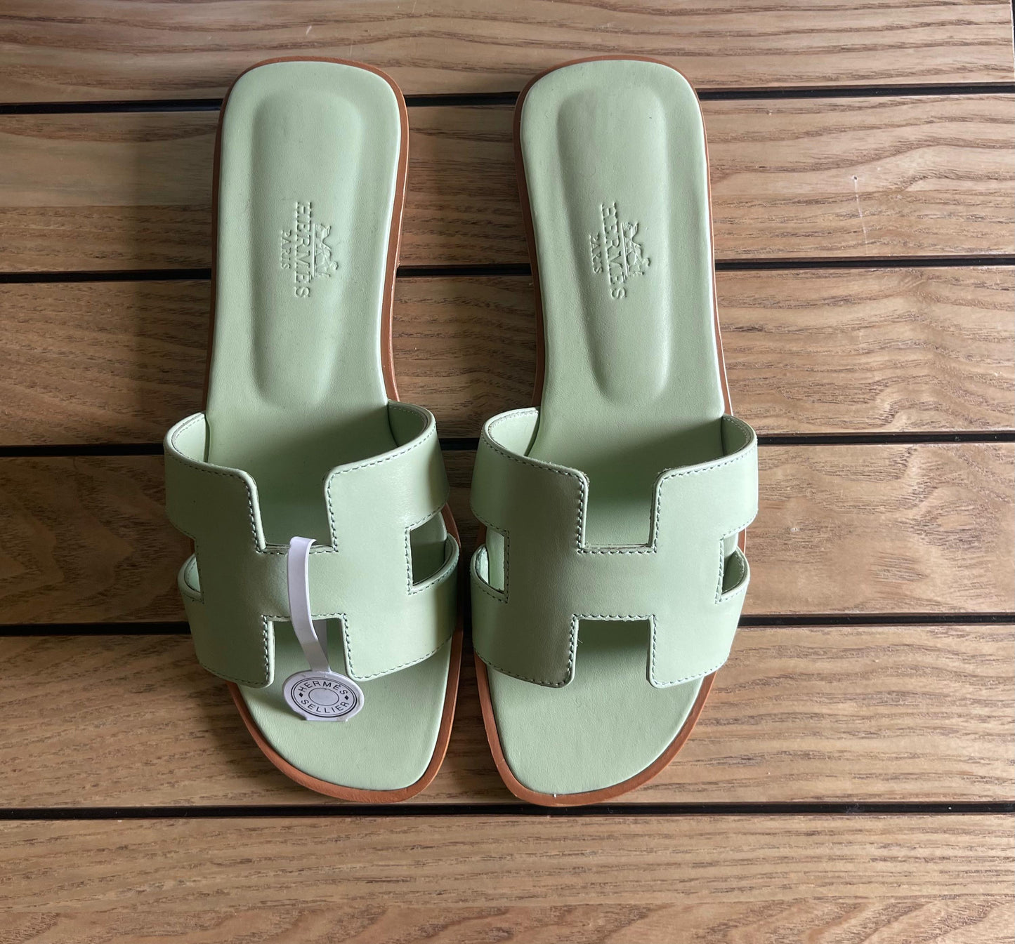 Hermes slippers - soft leather