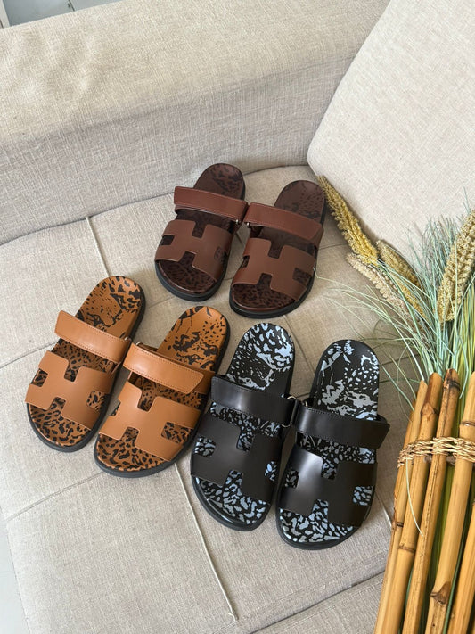 Hermes slippers chypre