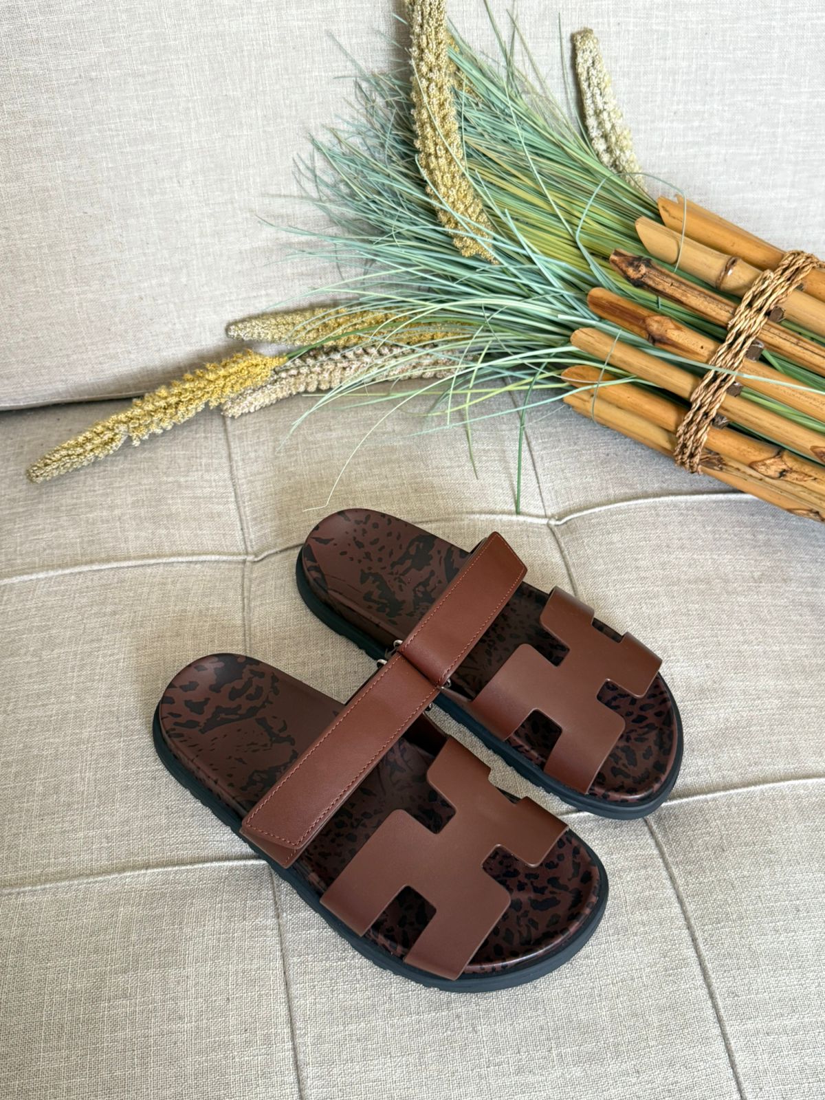 Hermes slippers chypre