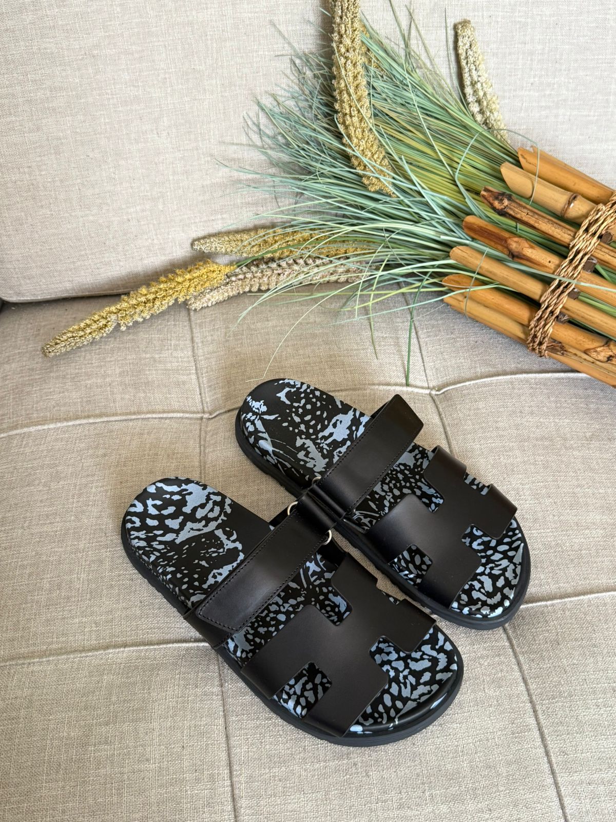 Hermes slippers chypre