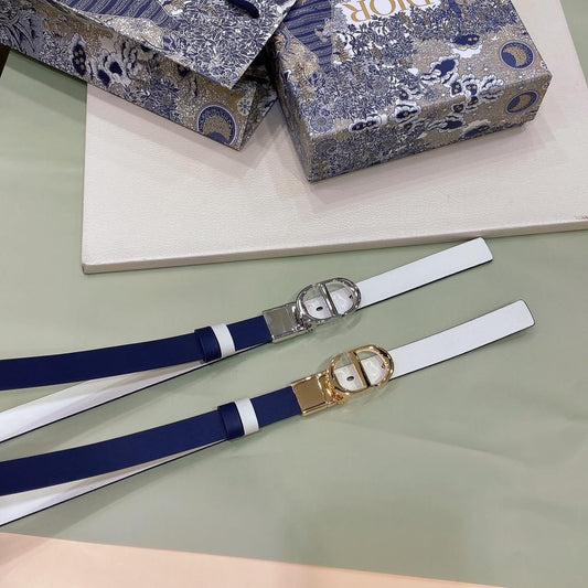 Dior belt navy blue