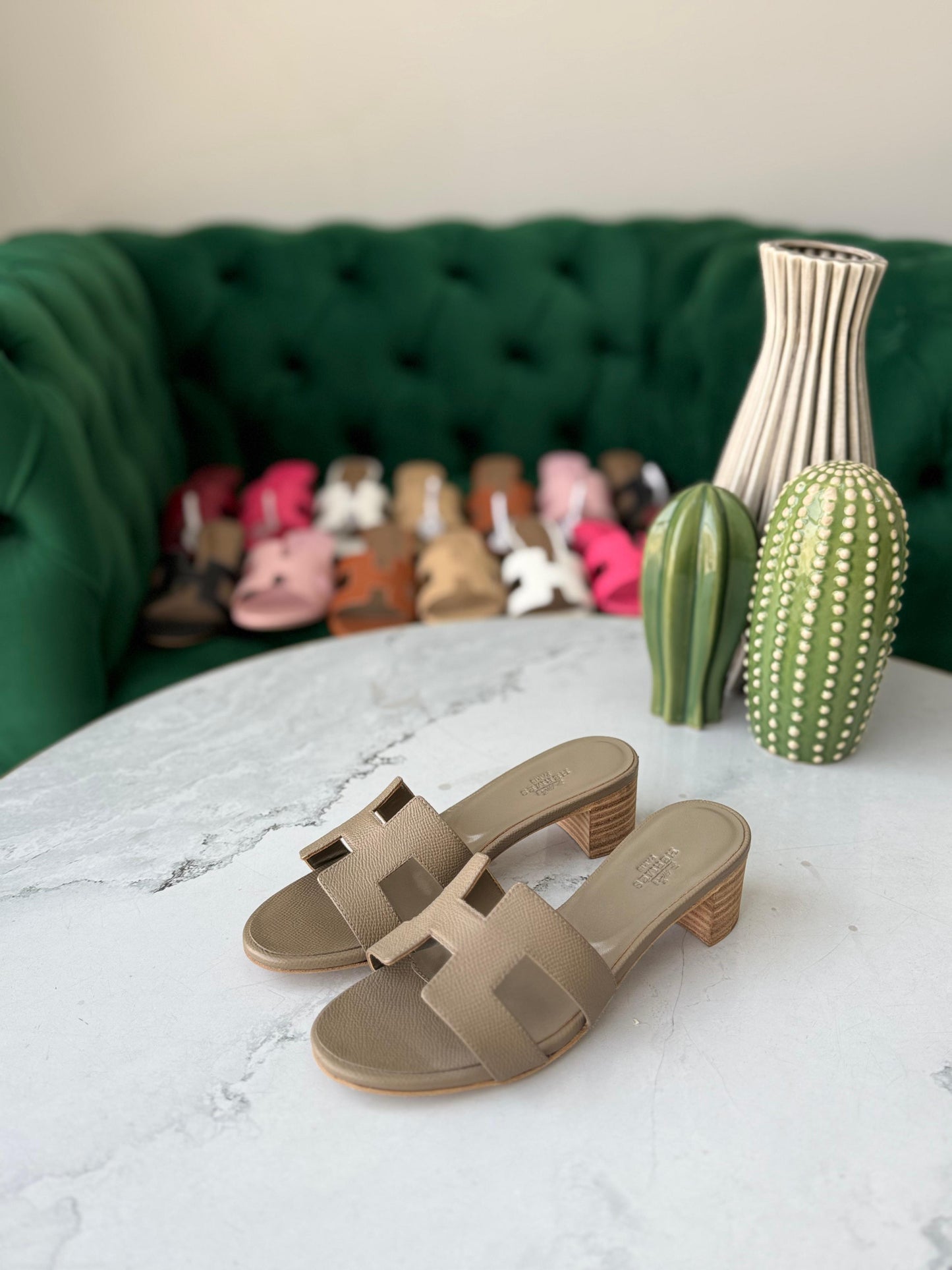 Hermes sandals heels