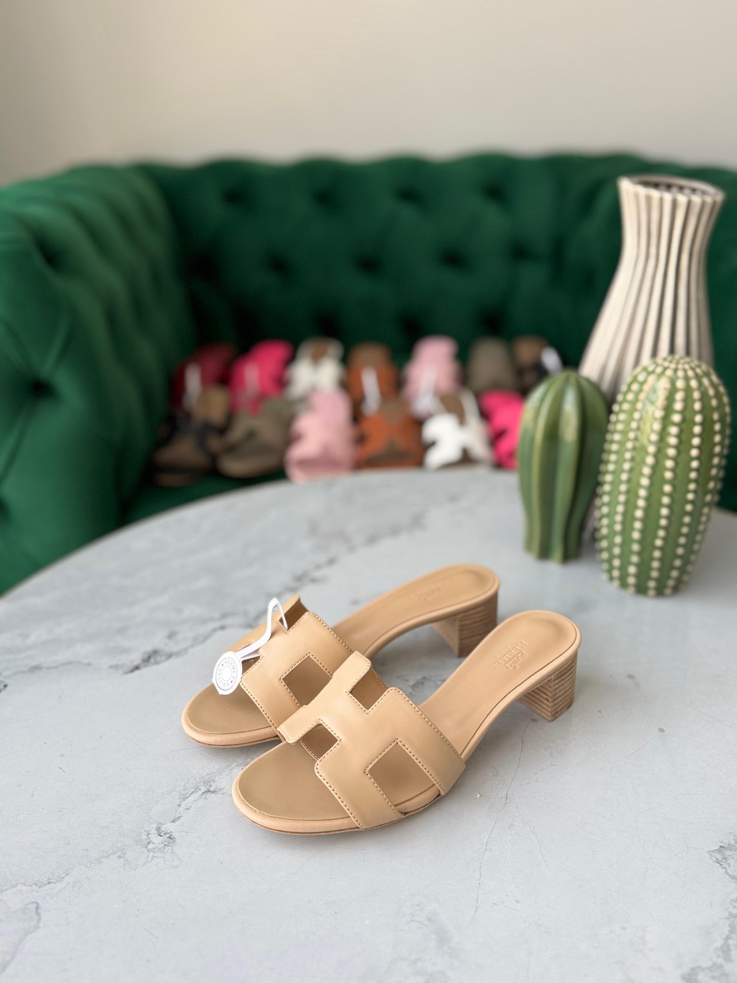Hermes sandals heels