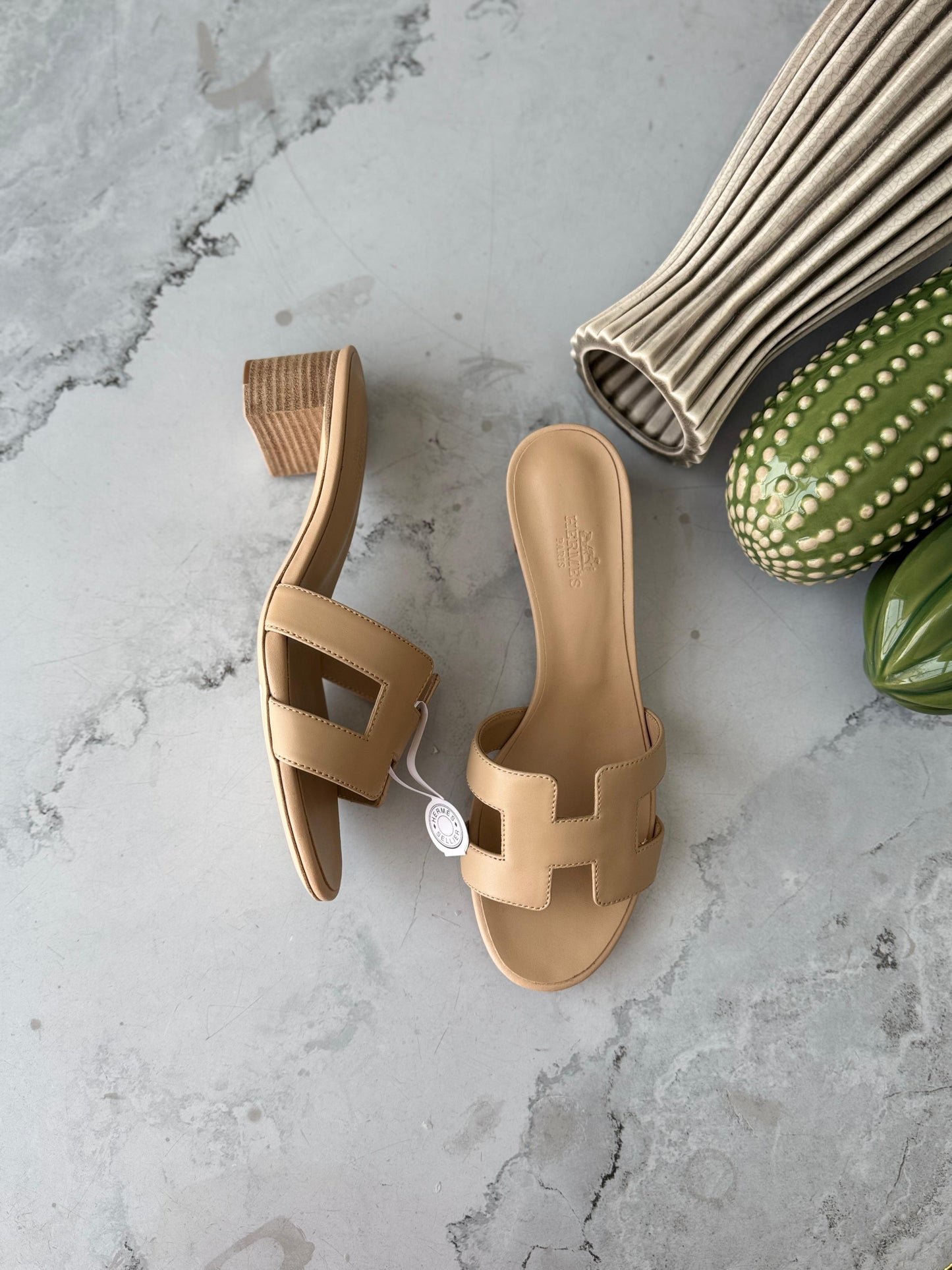 Hermes sandals heels
