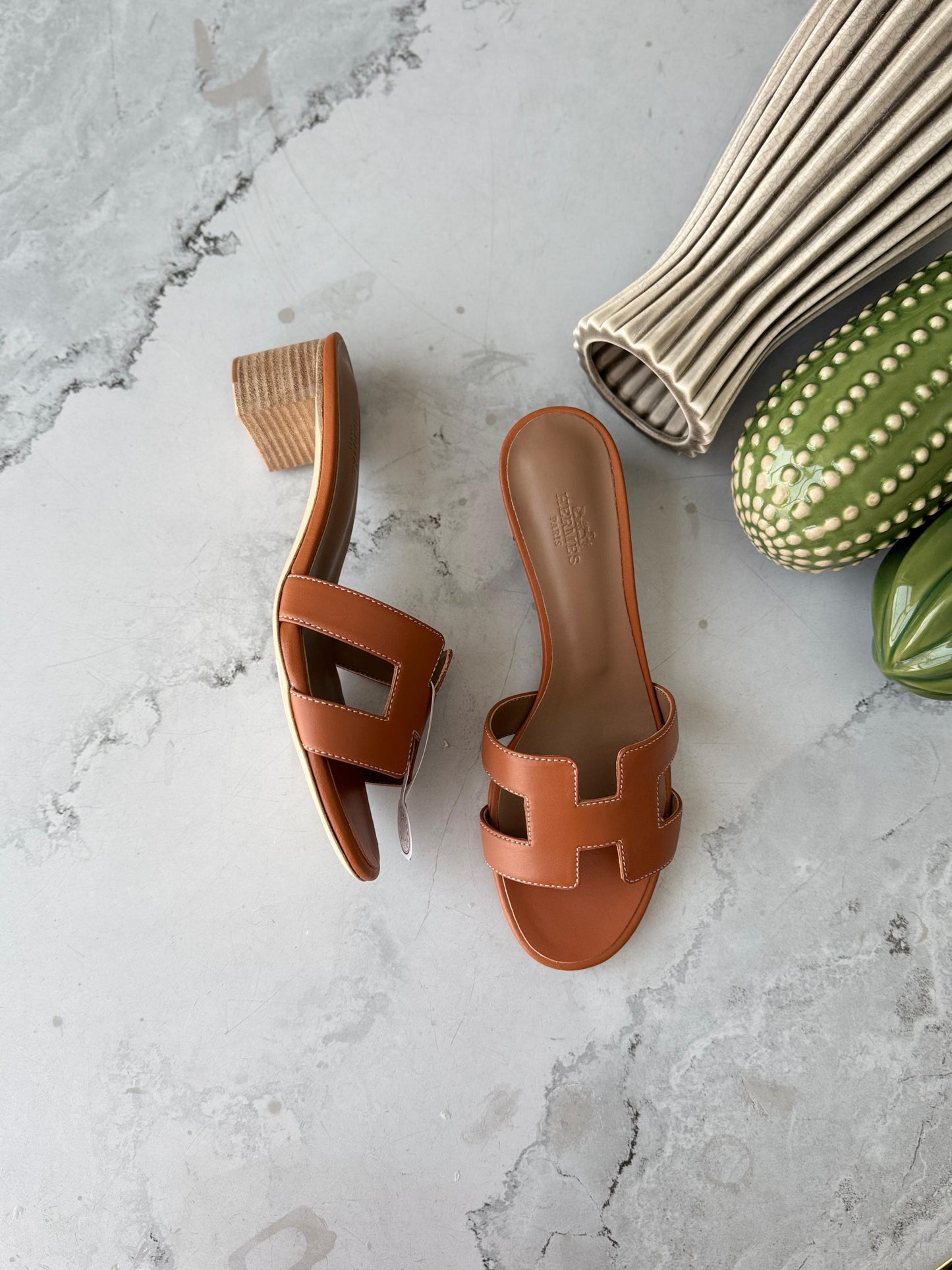 Hermes sandals heels