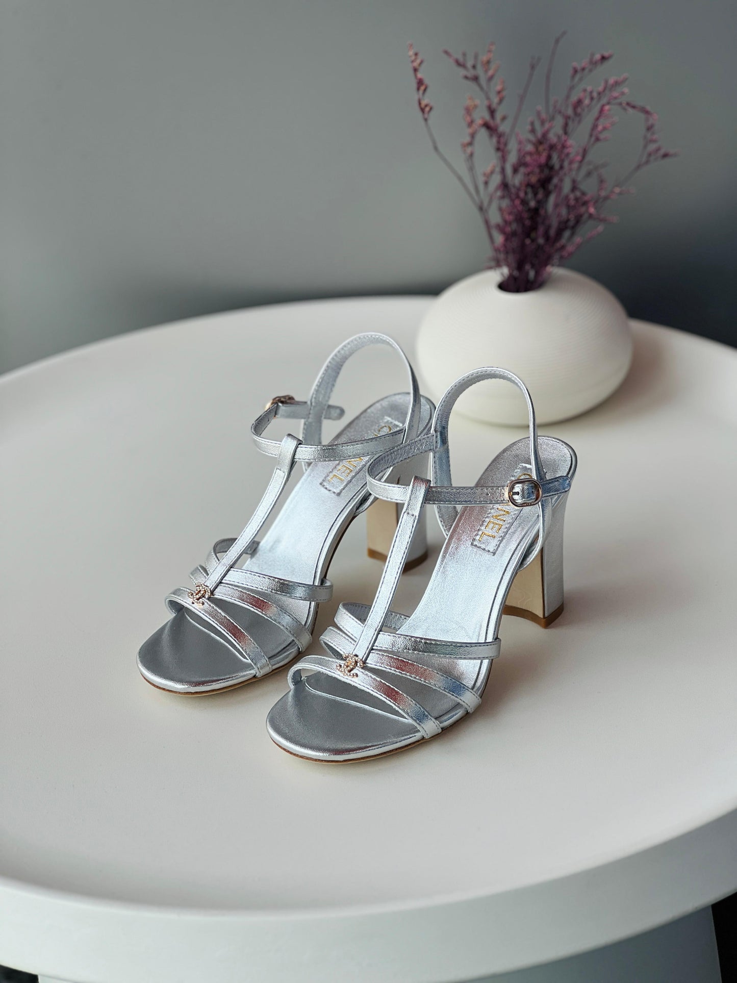 Chanel sandals heels