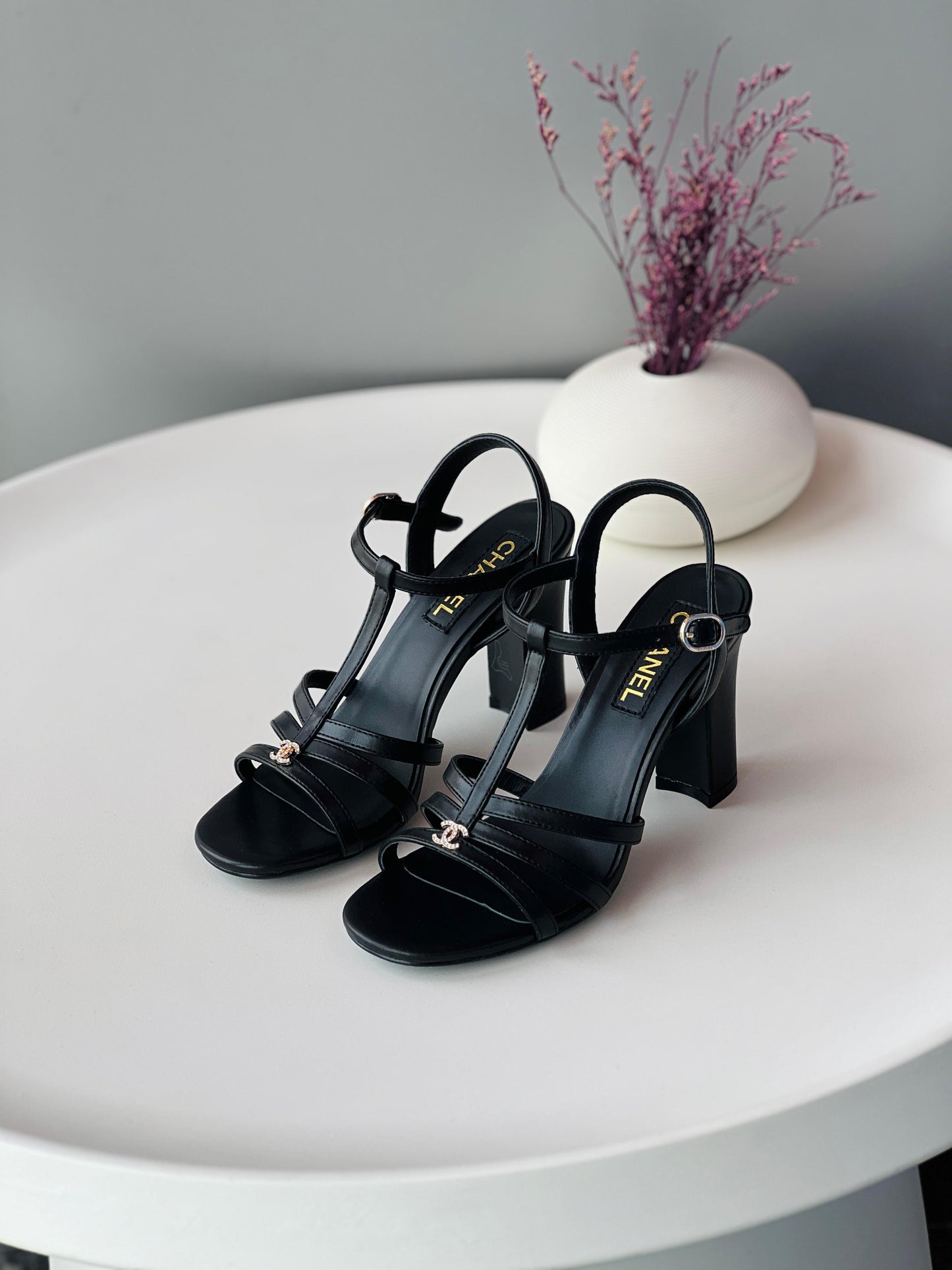 Chanel sandals heels