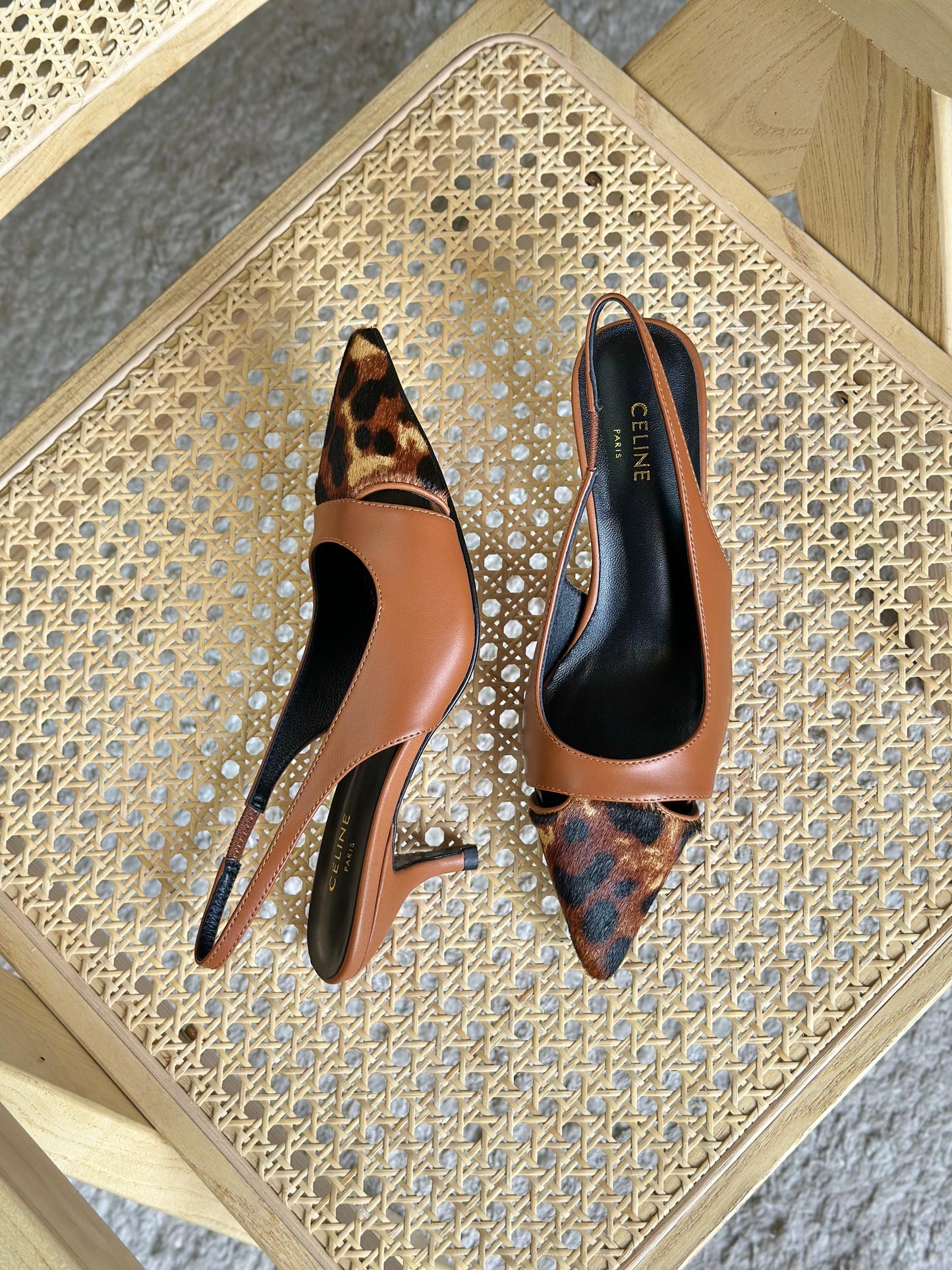 Celine heels - leopard