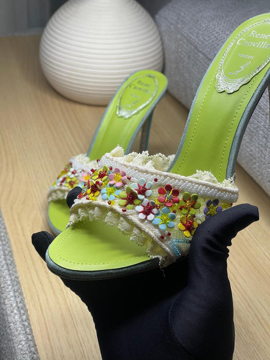 Rene caovilla sandals heels