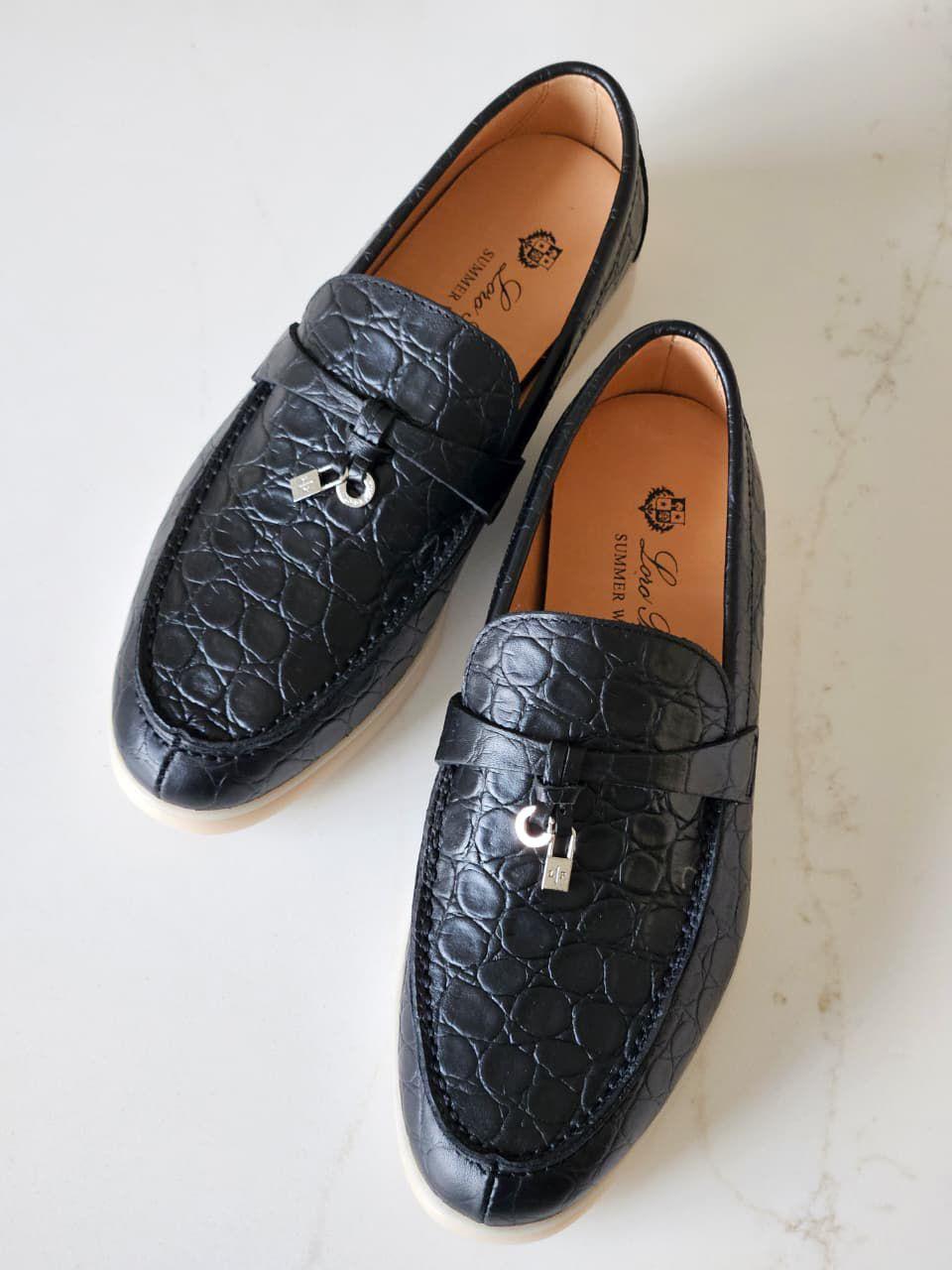 Loro piana loafers -leather