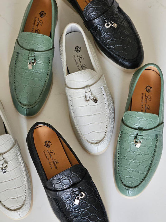 Loro piana loafers -leather
