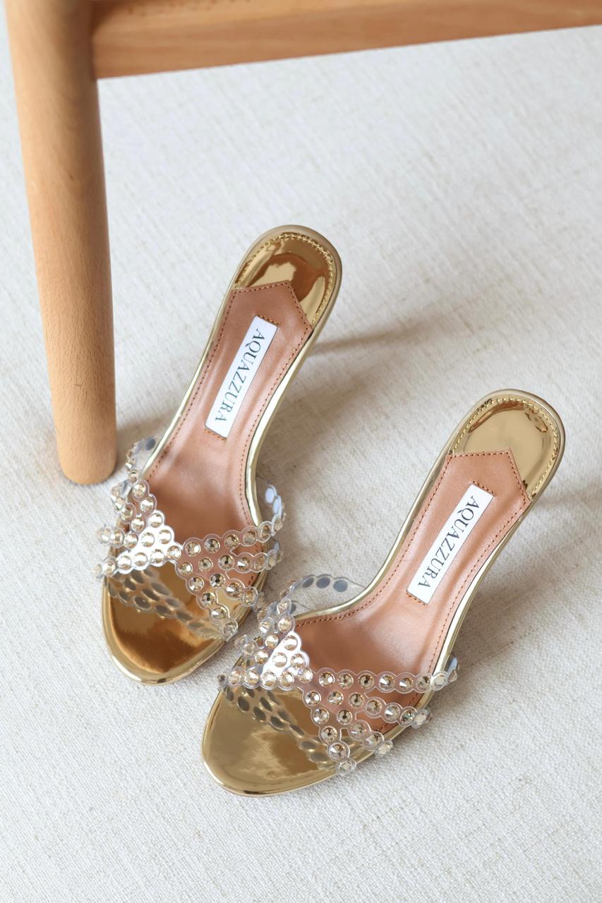 Aquazurra sandals heels