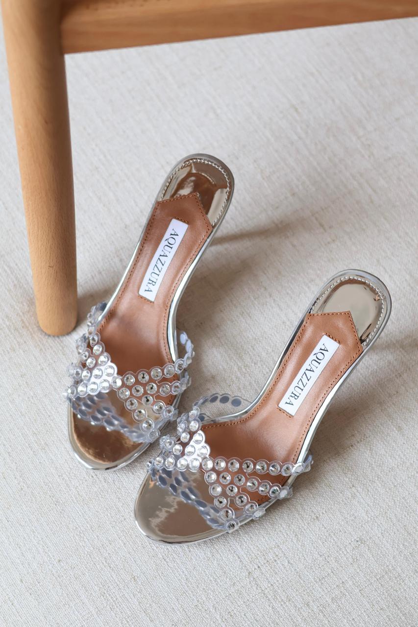 Aquazurra sandals heels
