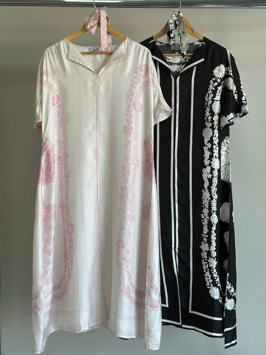 Hermes dress / abaya -silk