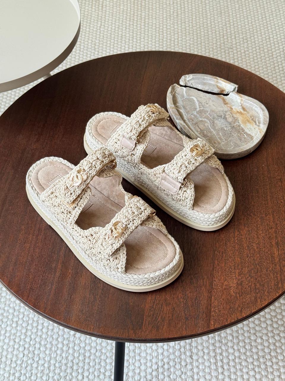 Chanel slippers