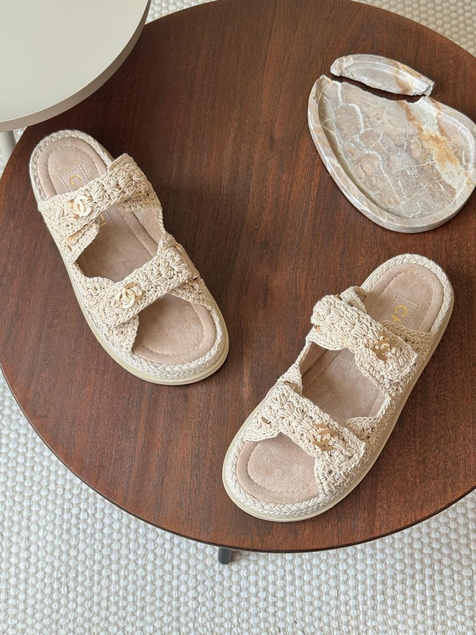 Chanel slippers