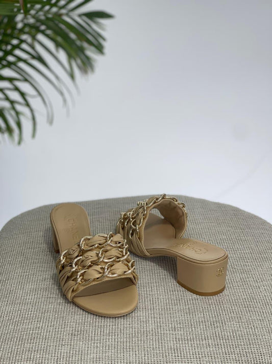 Chanel sandals heels