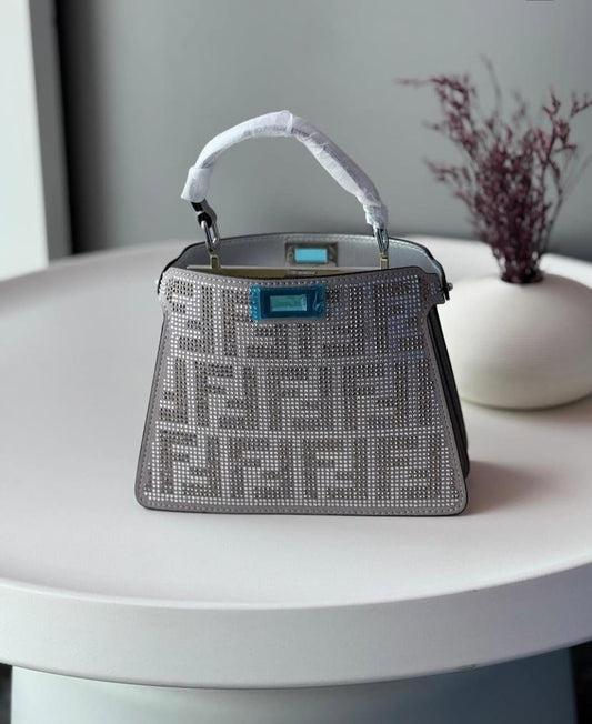 Fendi bag silver