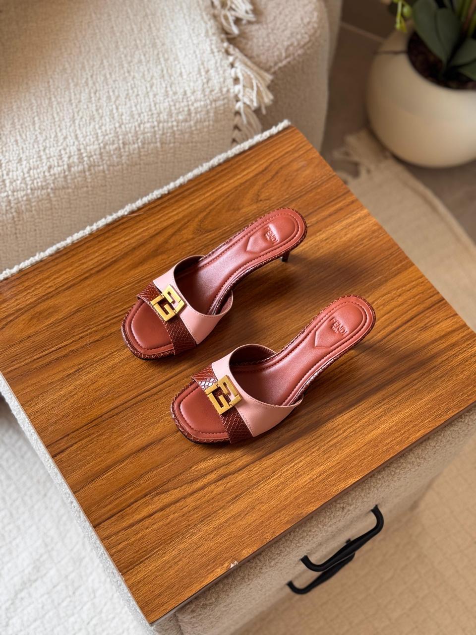 Fendi sandals heels