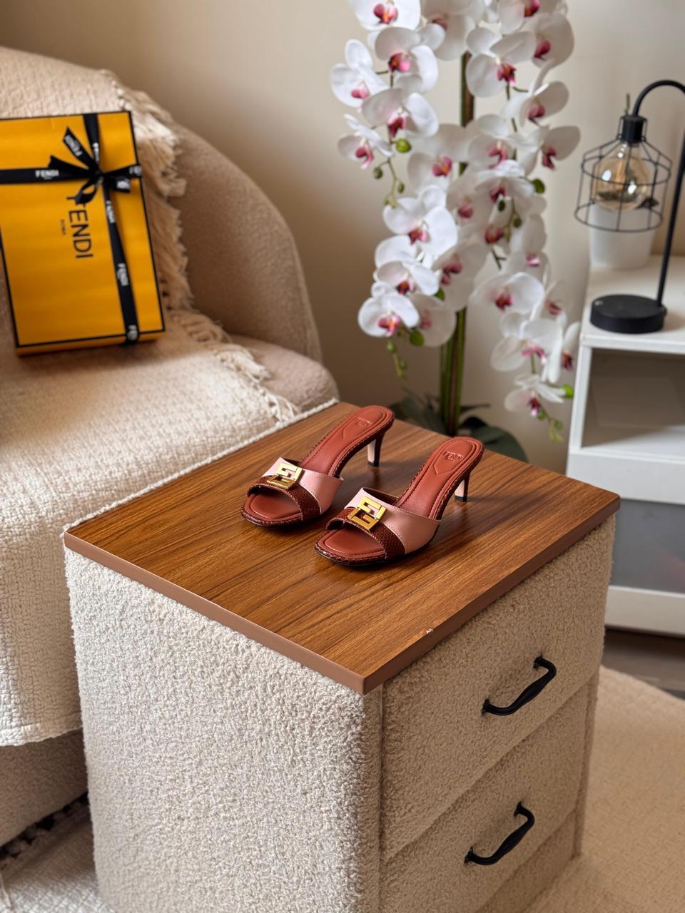 Fendi sandals heels