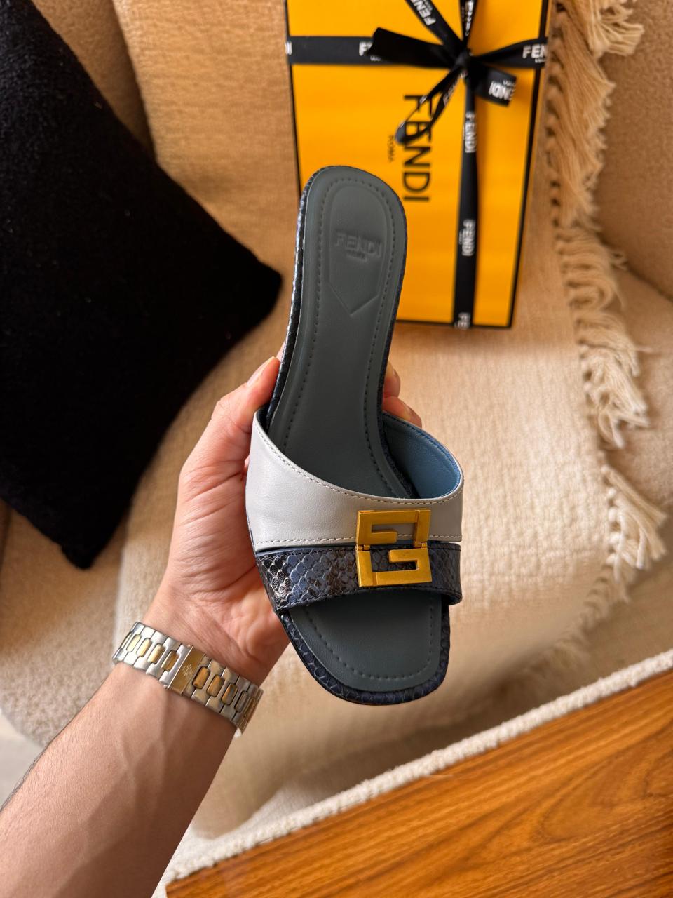 Fendi sandals heels