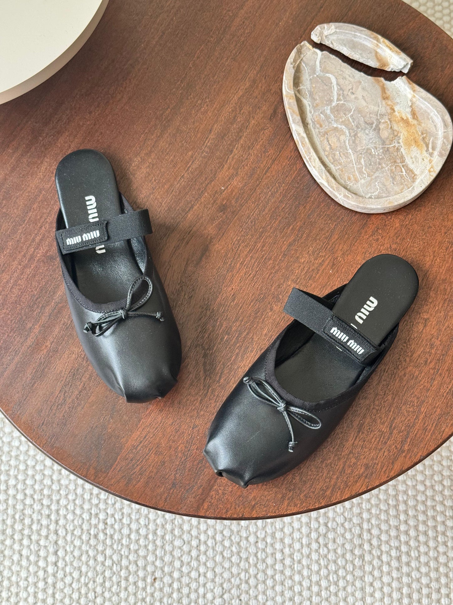 Miu miu mules ballerina