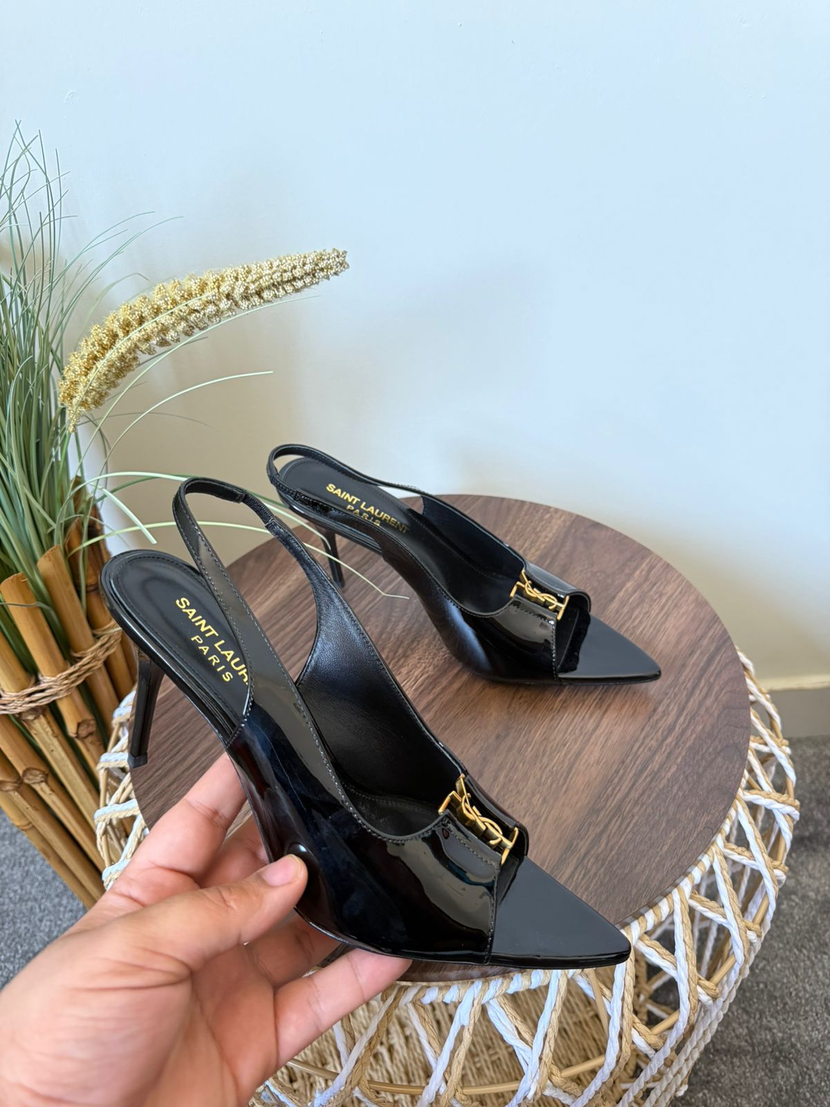 YSL sandals heels