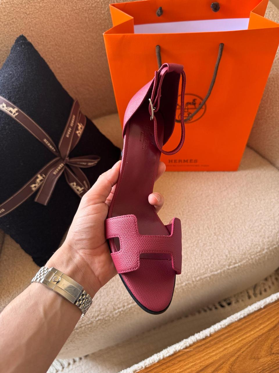 Hermes sandals heels (medium  heels)