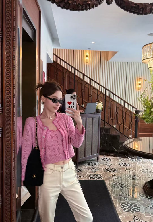 Chanel cardigan & top