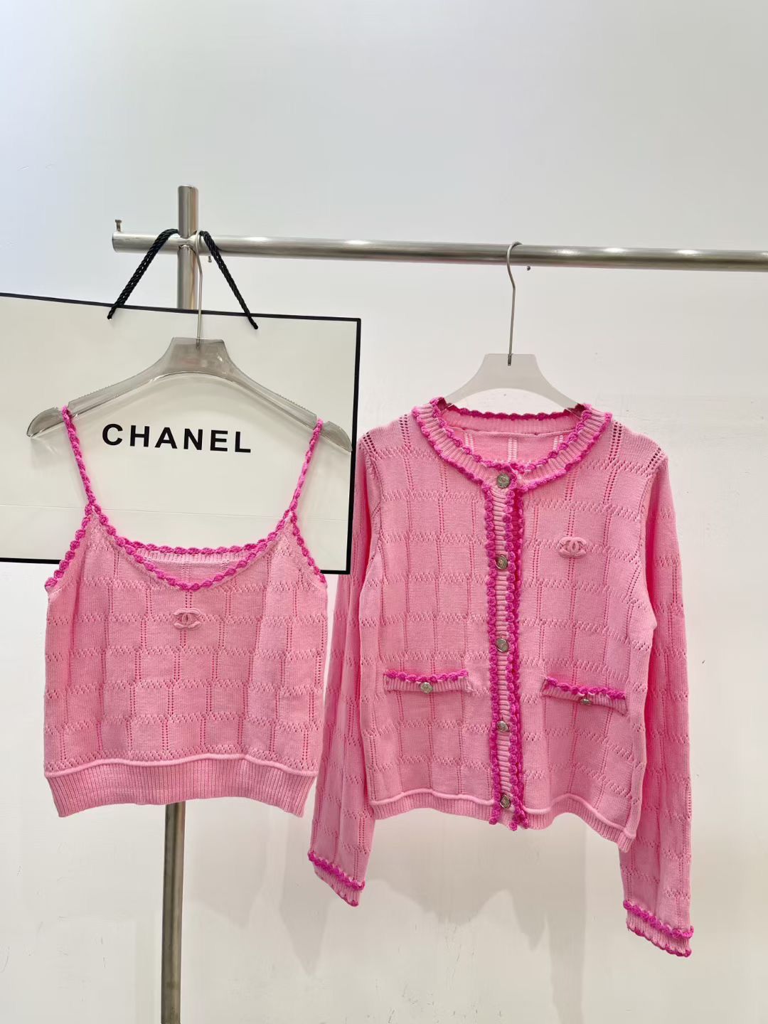 Chanel cardigan & top
