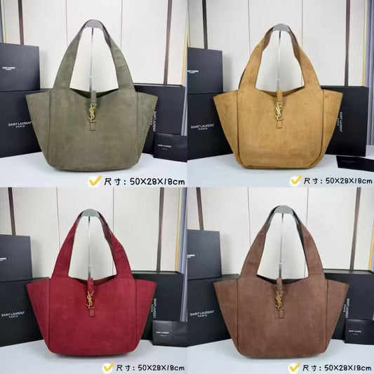 Ysl bag tote - suede