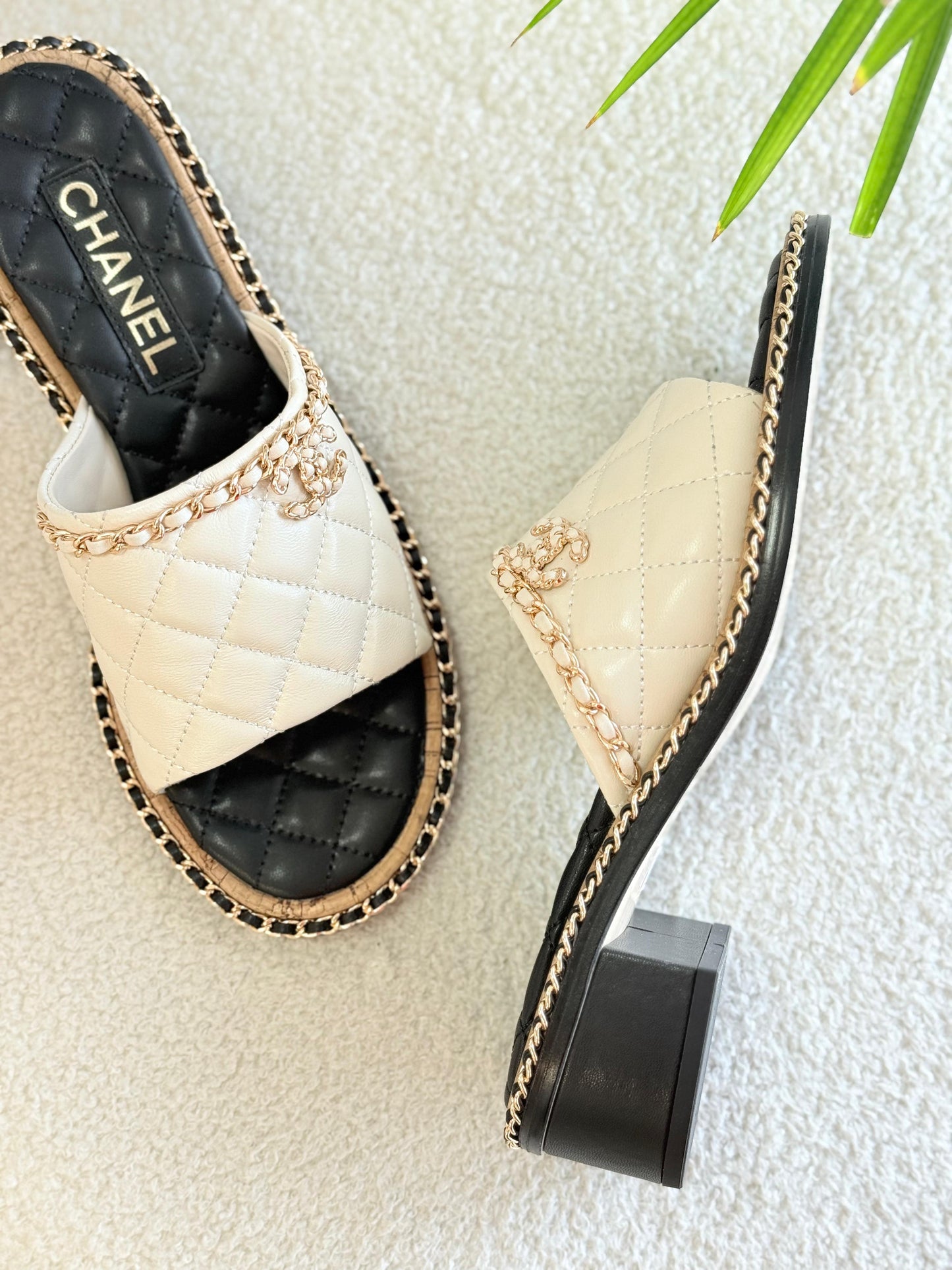 Chanel sandals heels