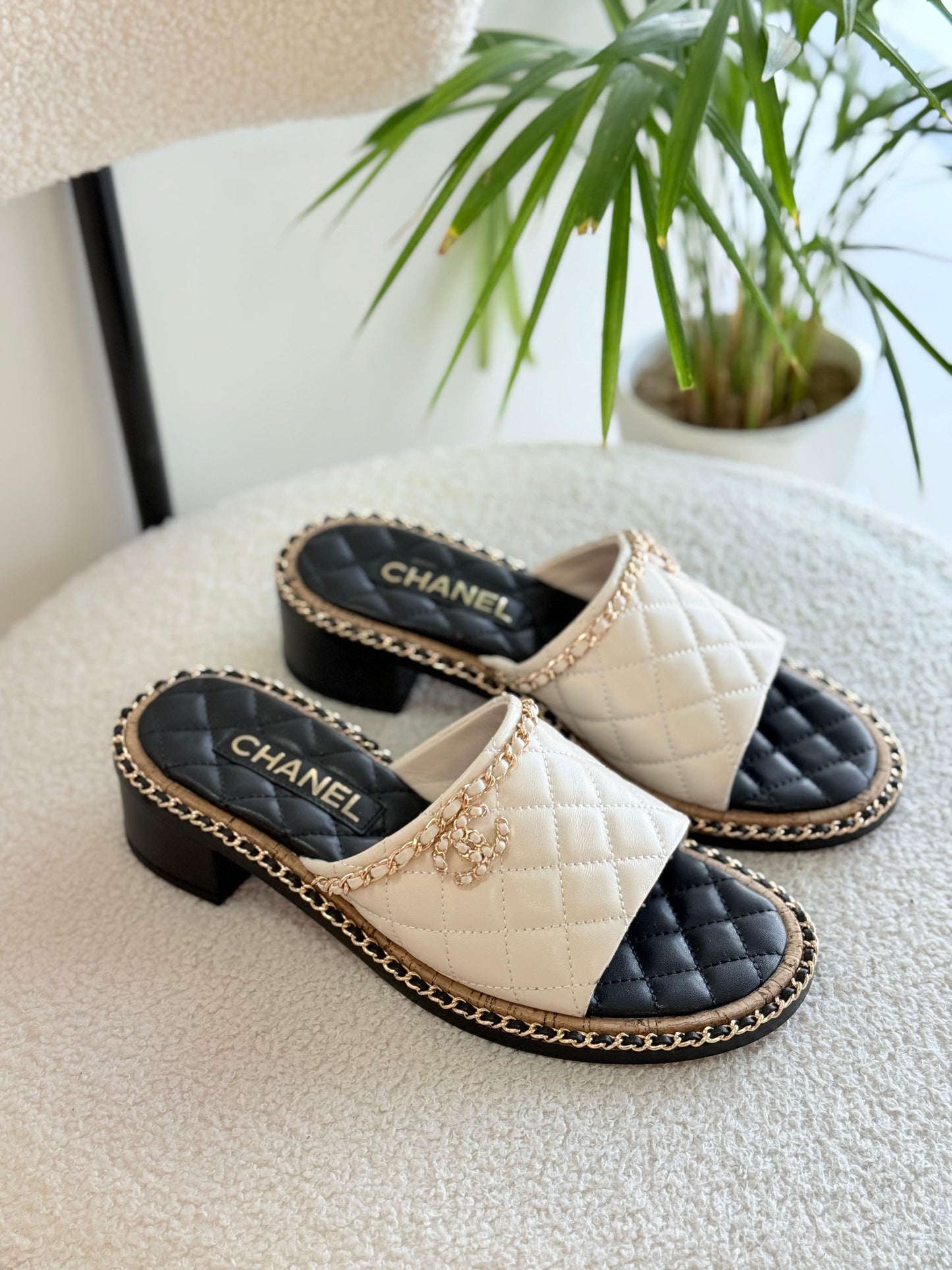 Chanel sandals heels