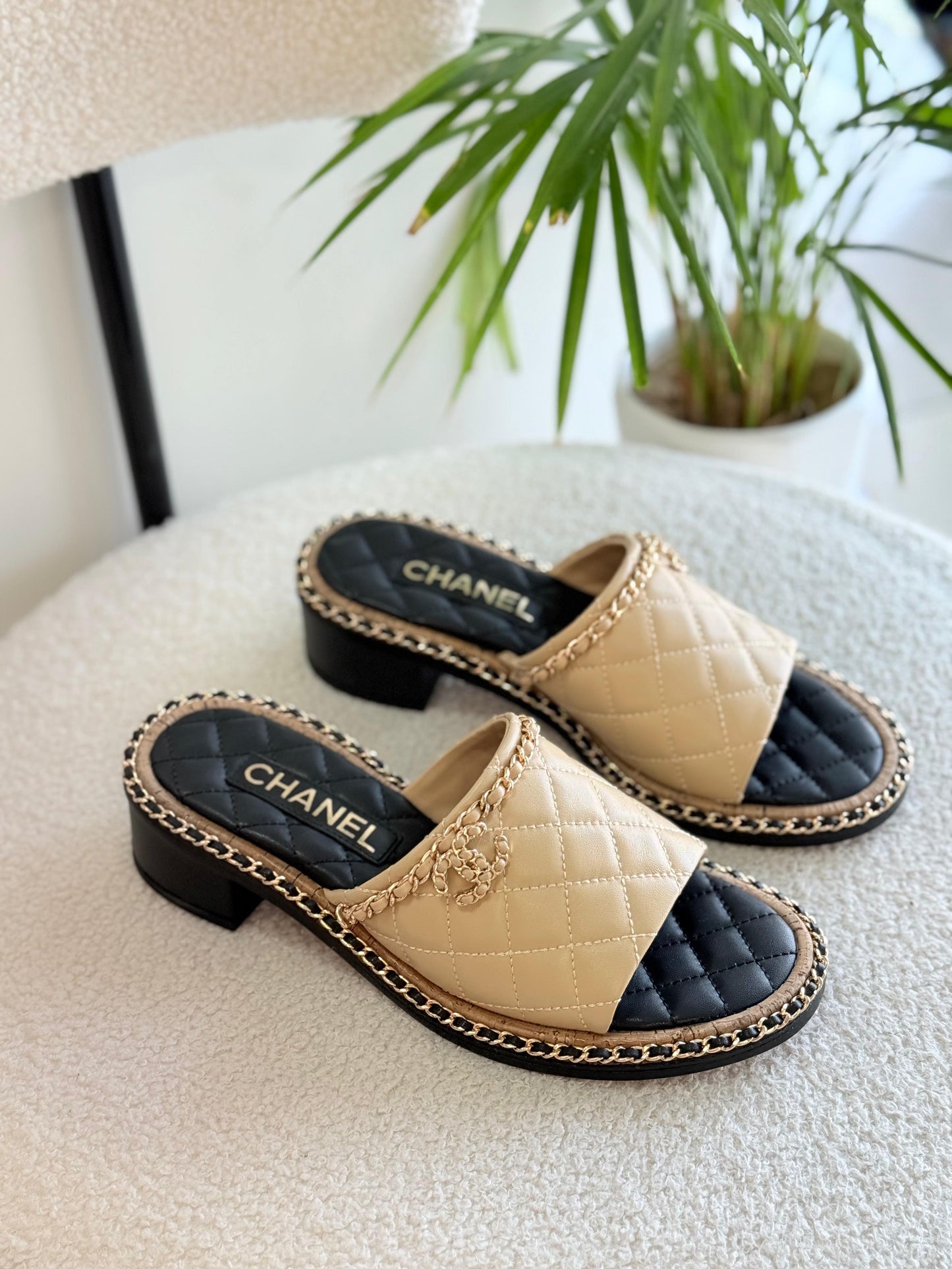 Chanel sandals heels