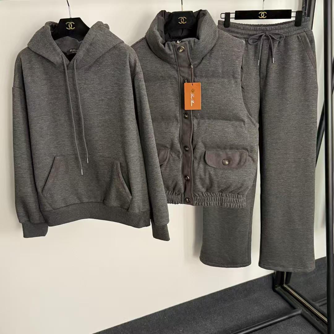 Loro piana tracksuit with vest jacket