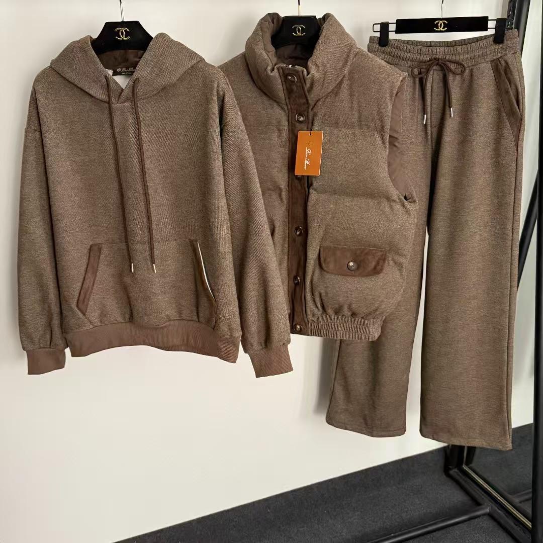 Loro piana tracksuit with vest jacket