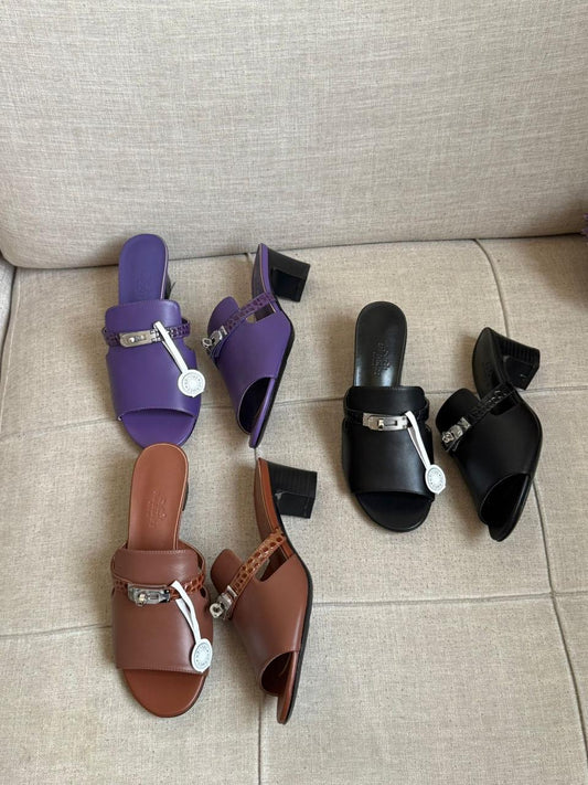 Hermes sandals heels
