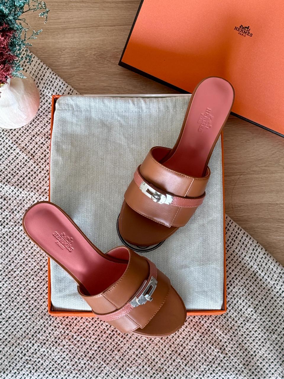 Hermes sandals heels