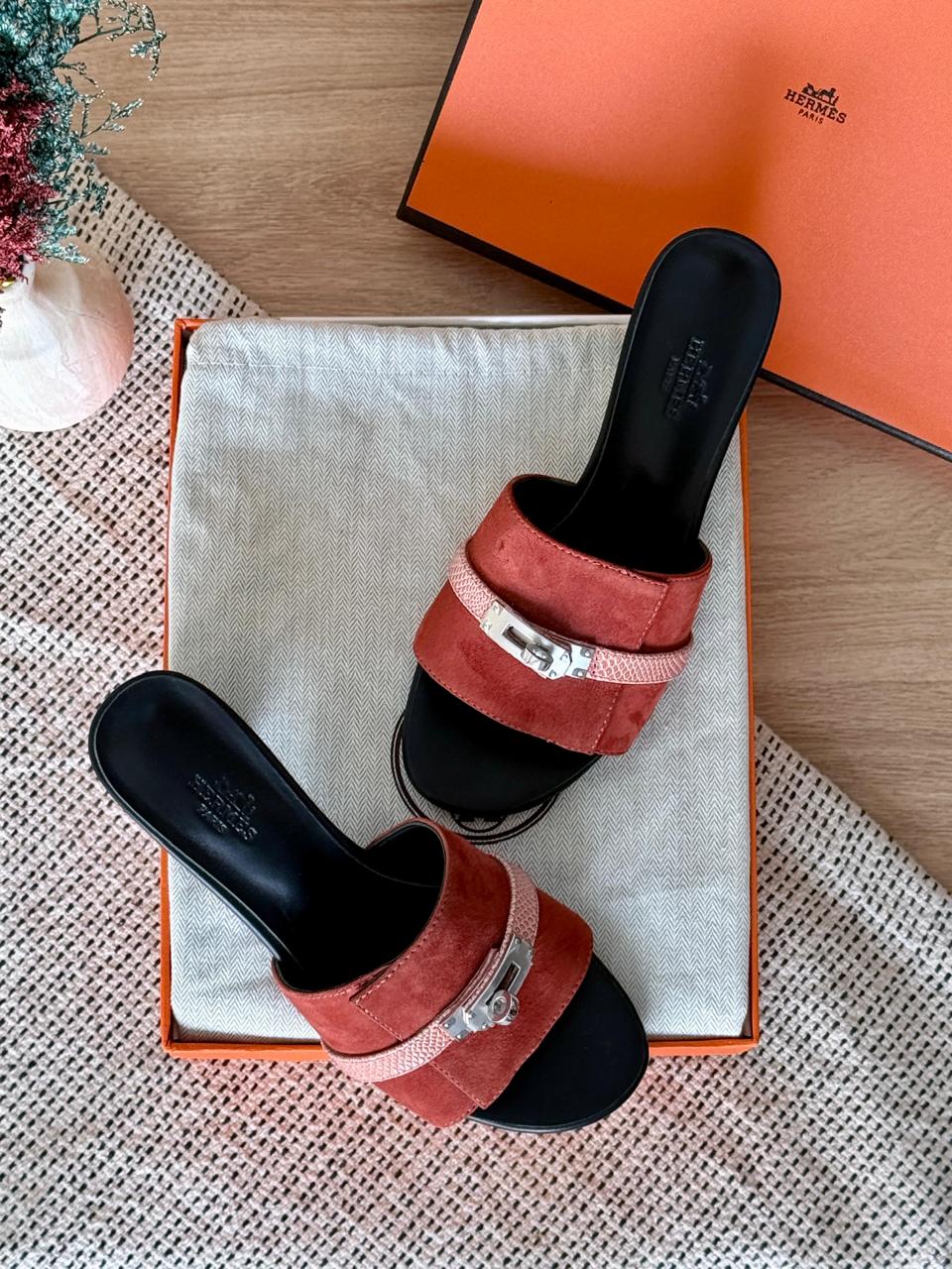 Hermes sandals heels