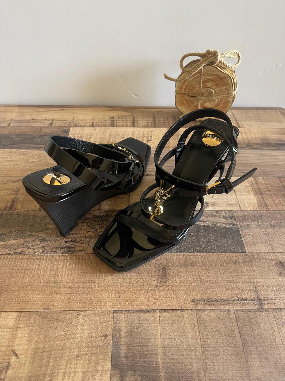 Ysl sandals heels - wedges