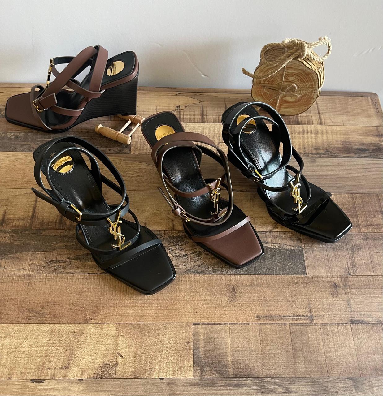 Ysl sandals heels - wedges